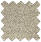 Hessian Fabric Swivel Recliner with Footstool Mid Oak Frame - Home Furniture Interiors