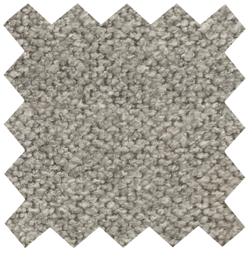 Light Grey Fabric Swivel Recliner with Footstool Star Base