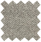 Light Grey Fabric Swivel Recliner with Footstool Star Base - Home Furniture Interiors