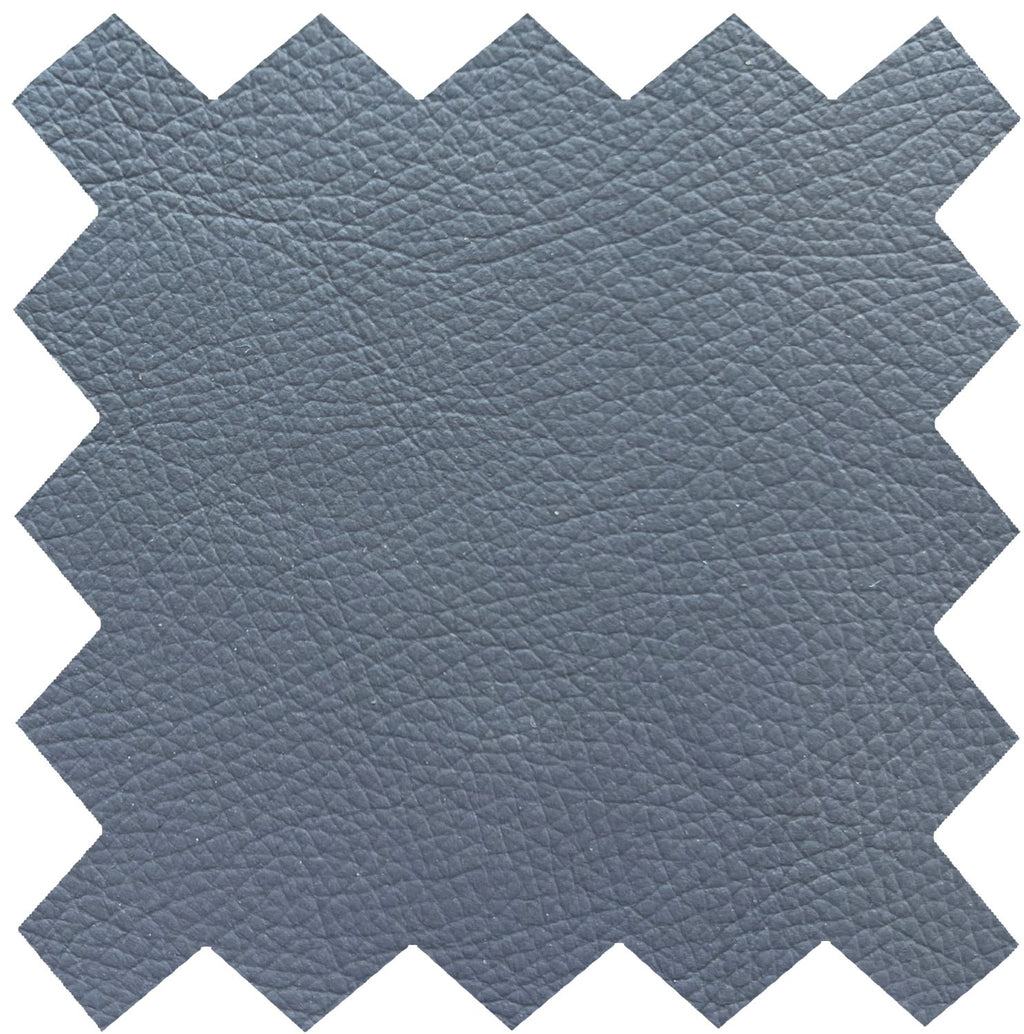 Petrol Blue Leather Swivel Recliner Chair with Footstool