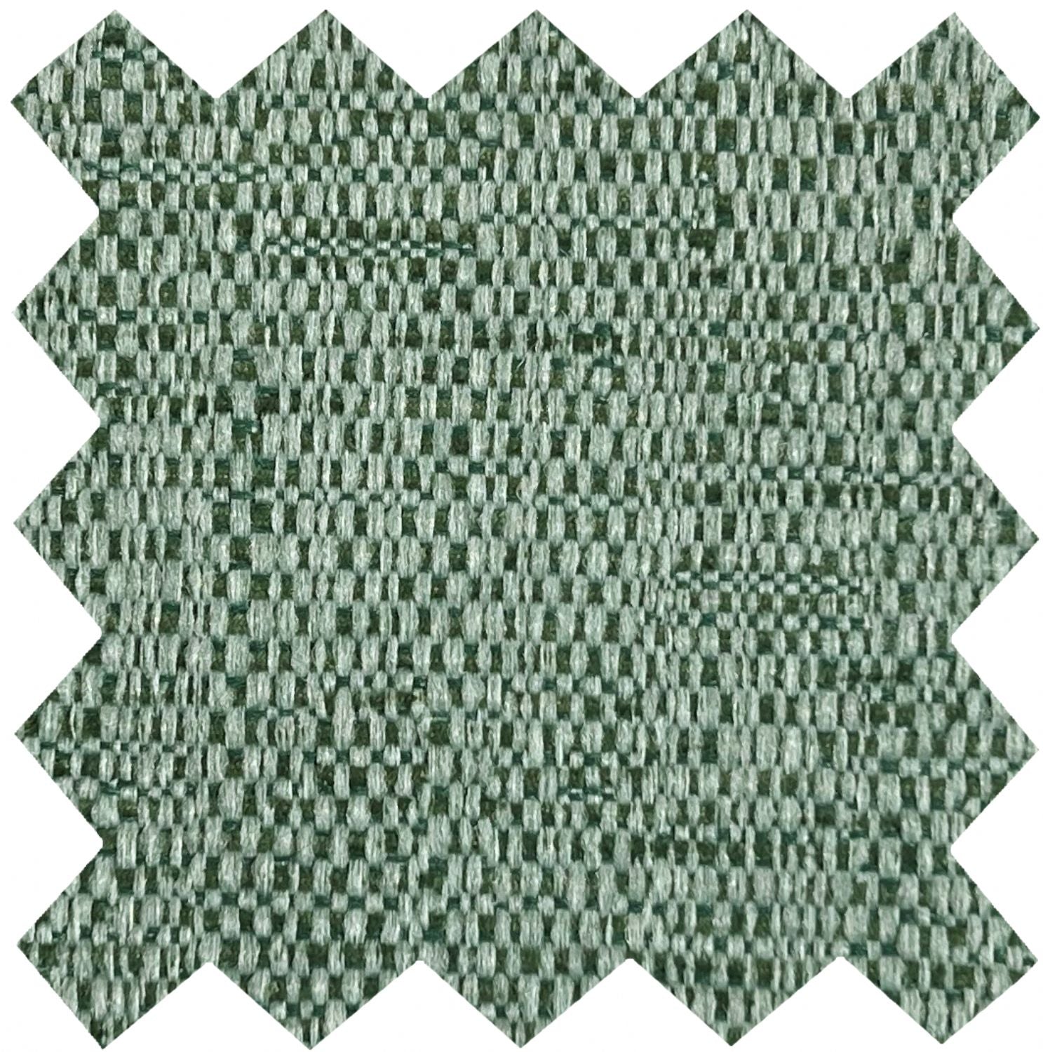 Teal Fabric Swivel Recliner With Footstool Chrome Trimmed