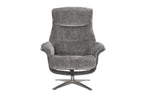 Wishing Well Fabric Swivel Recliner Chair with Footstool - Home Furniture Interiors