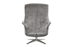 Wishing Well Fabric Swivel Recliner Chair with Footstool - Home Furniture Interiors