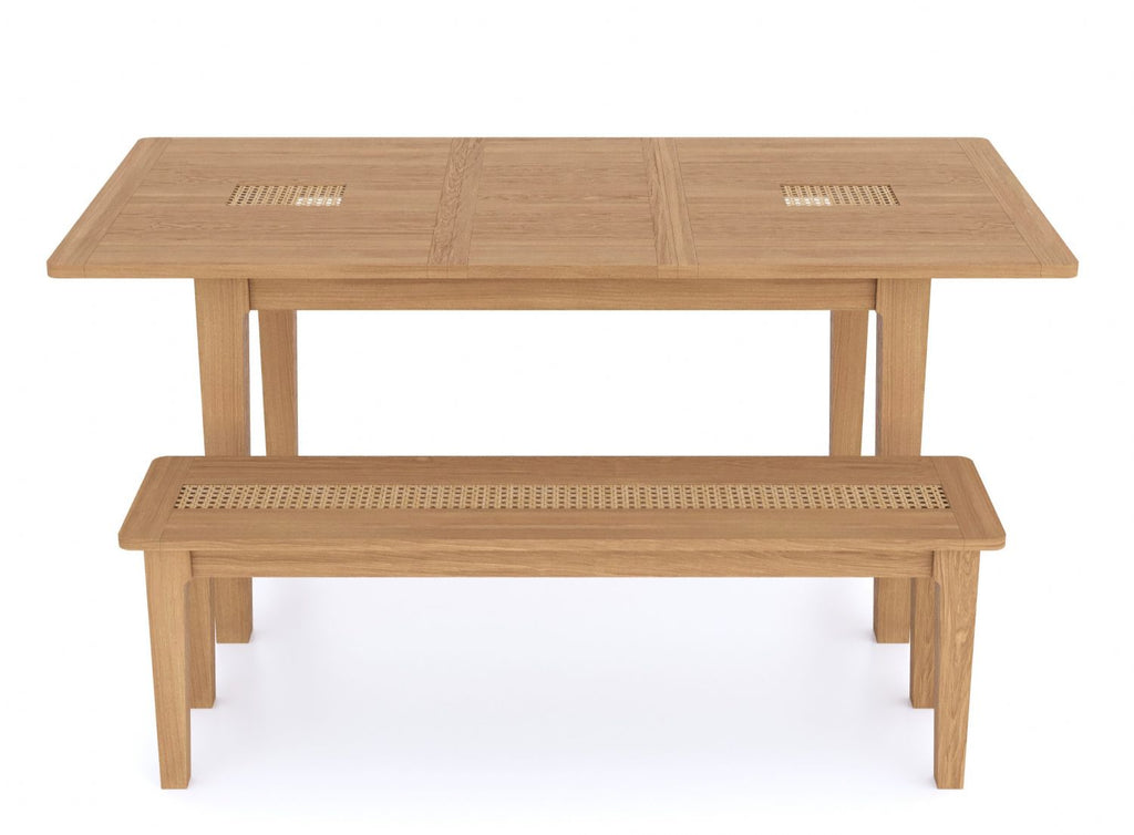 Halmstad Natural Oak Dining Bench