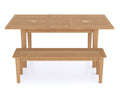 Halmstad Natural Oak Dining Bench