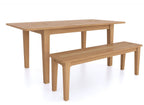 Halmstad Natural Oak Dining Bench - Home Furniture Interiors