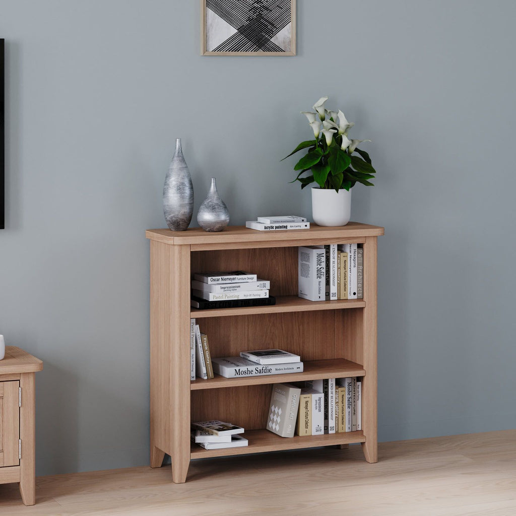 Arlyn Natual Oak Bookcase - Home Furniture Interiors