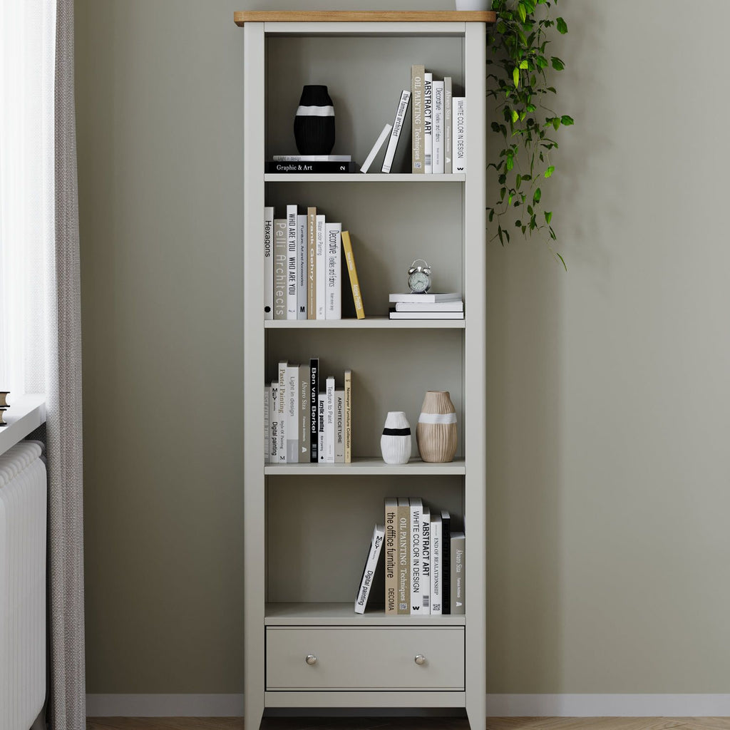 Arlyn Painted Large Bookcase - Home Furniture Interiors