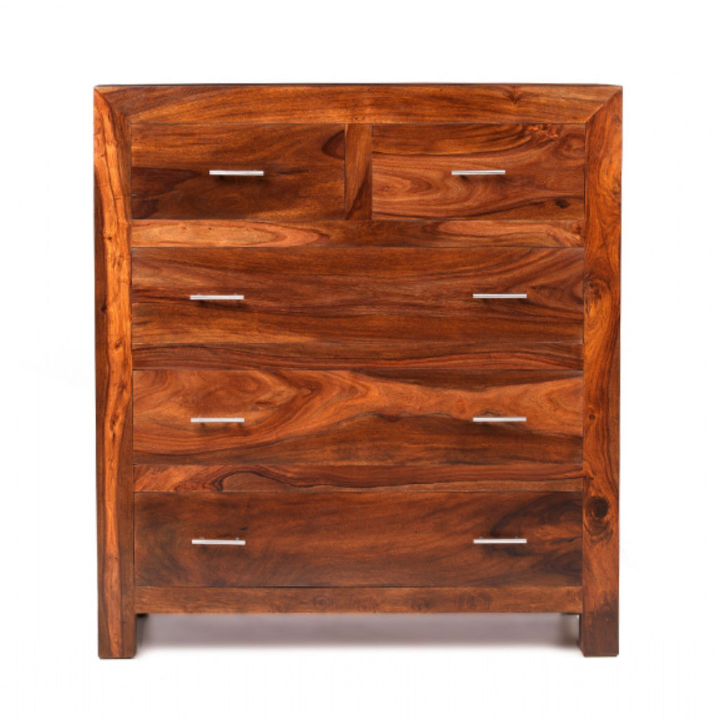 2 Over 3 Drawer Chest - Home Furniture Interiors