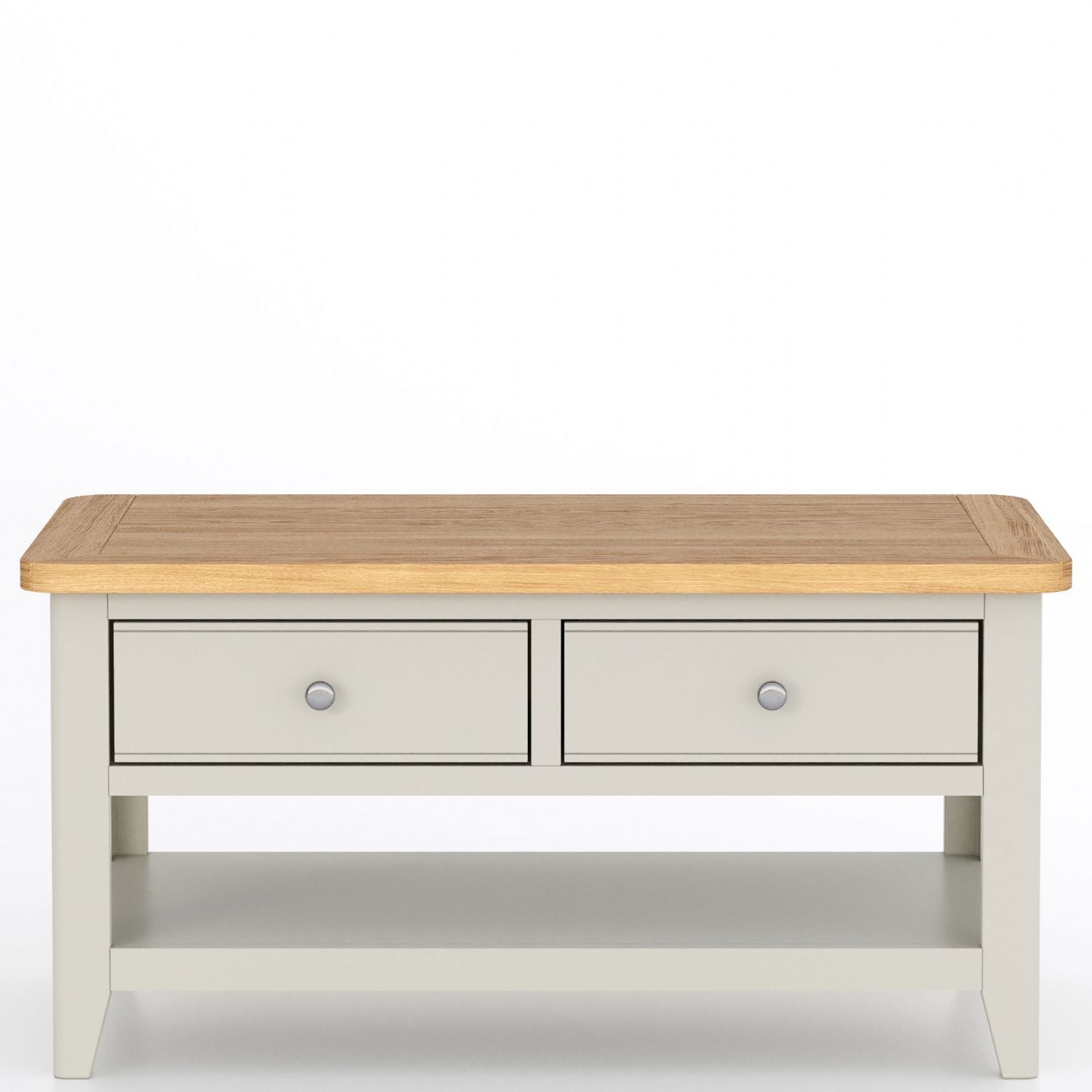 Arlyn Painted Coffee Table 2 Drawers - Home Furniture Interiors