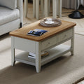 Arlyn Painted Coffee Table 2 Drawers - Home Furniture Interiors
