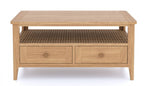 Halmstad Natural Oak 2 drawer Coffee Table