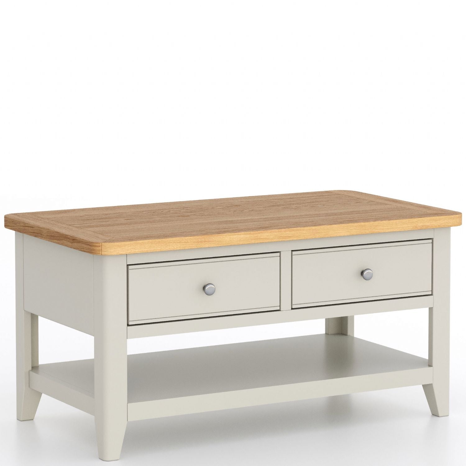 Arlyn Painted Coffee Table 2 Drawers