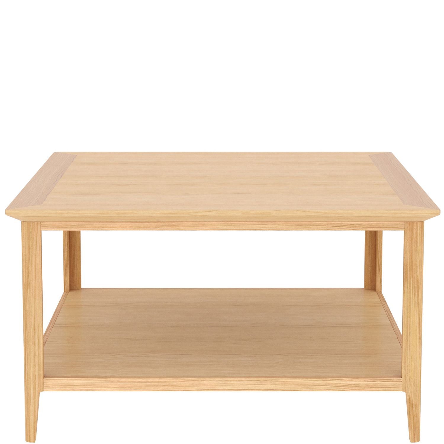 Square Coffee Table With Shelve - Home Furniture Interiors