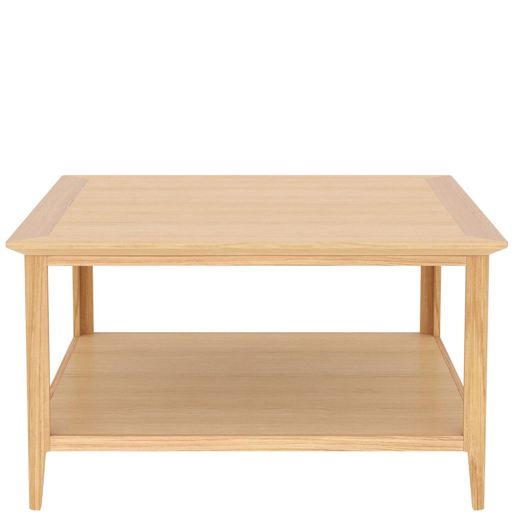 Square Coffee Table With Shelve - Home Furniture Interiors