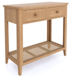 Halmstad Natural Oak Console Table - Home Furniture Interiors
