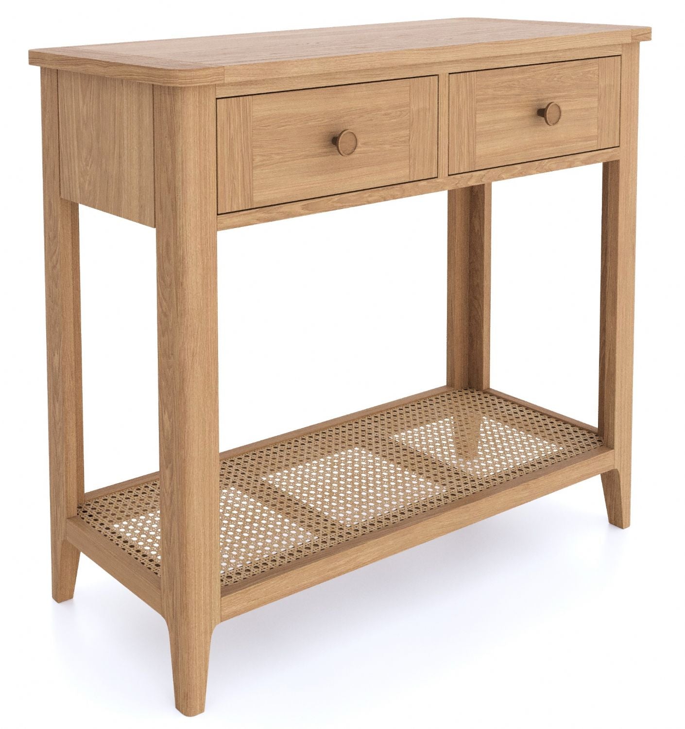 Halmstad Natural Oak Console Table - Home Furniture Interiors