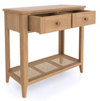 Halmstad Natural Oak Console Table - Home Furniture Interiors
