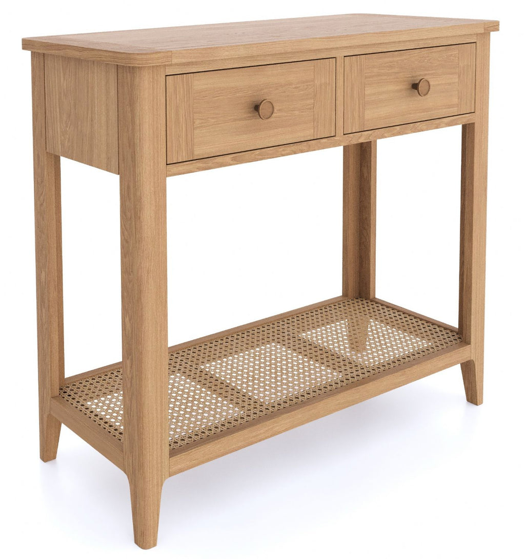 Halmstad Natural Oak Console Table - Home Furniture Interiors