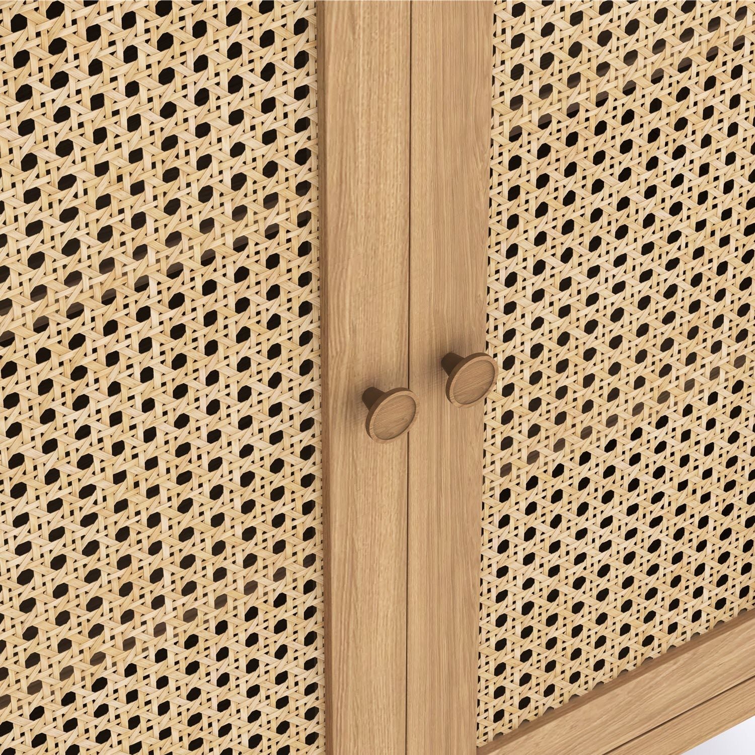 Halmstad Natural Oak Cabinet - Home Furniture Interiors