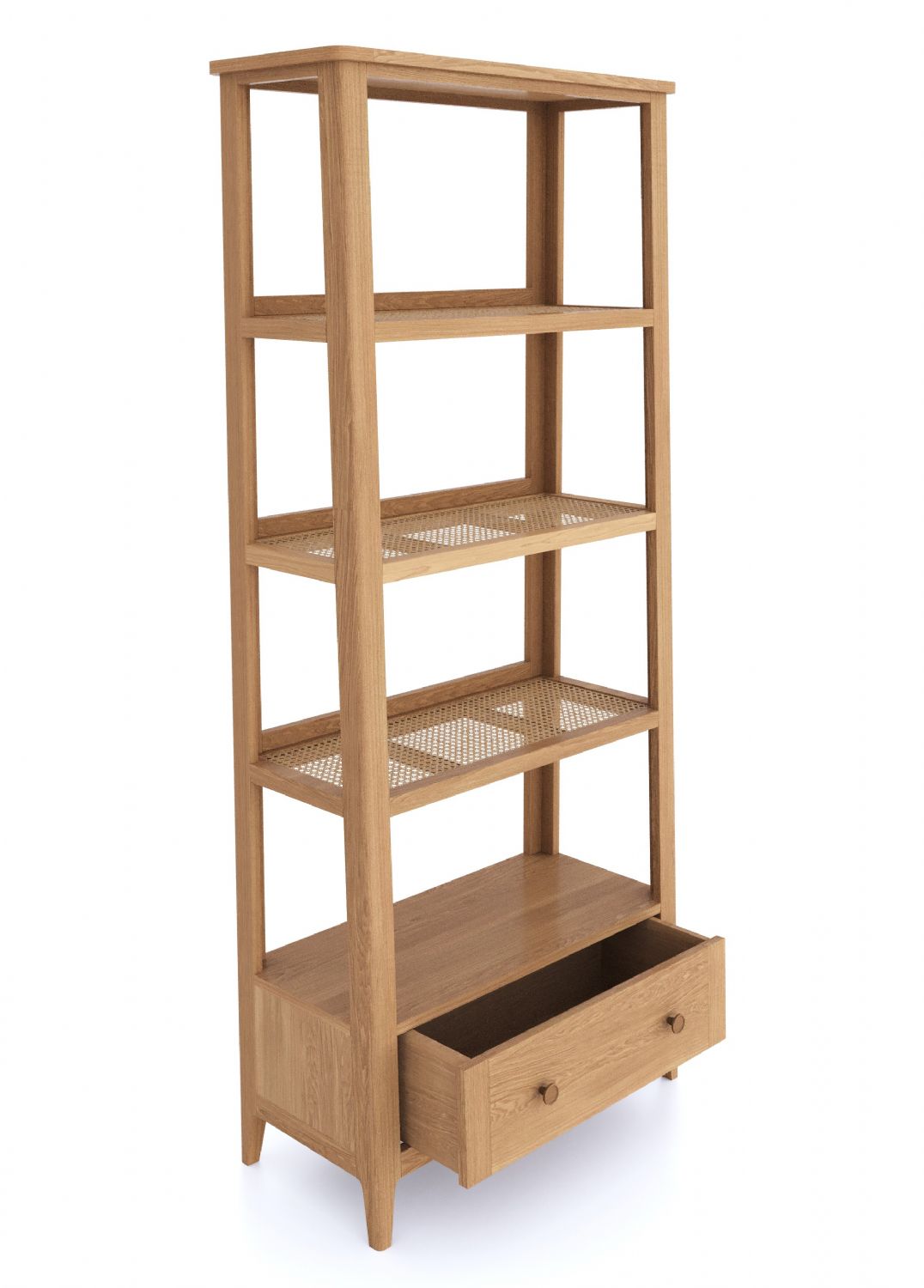 Halmstad Natural Oak Ladder Unit - Home Furniture Interiors