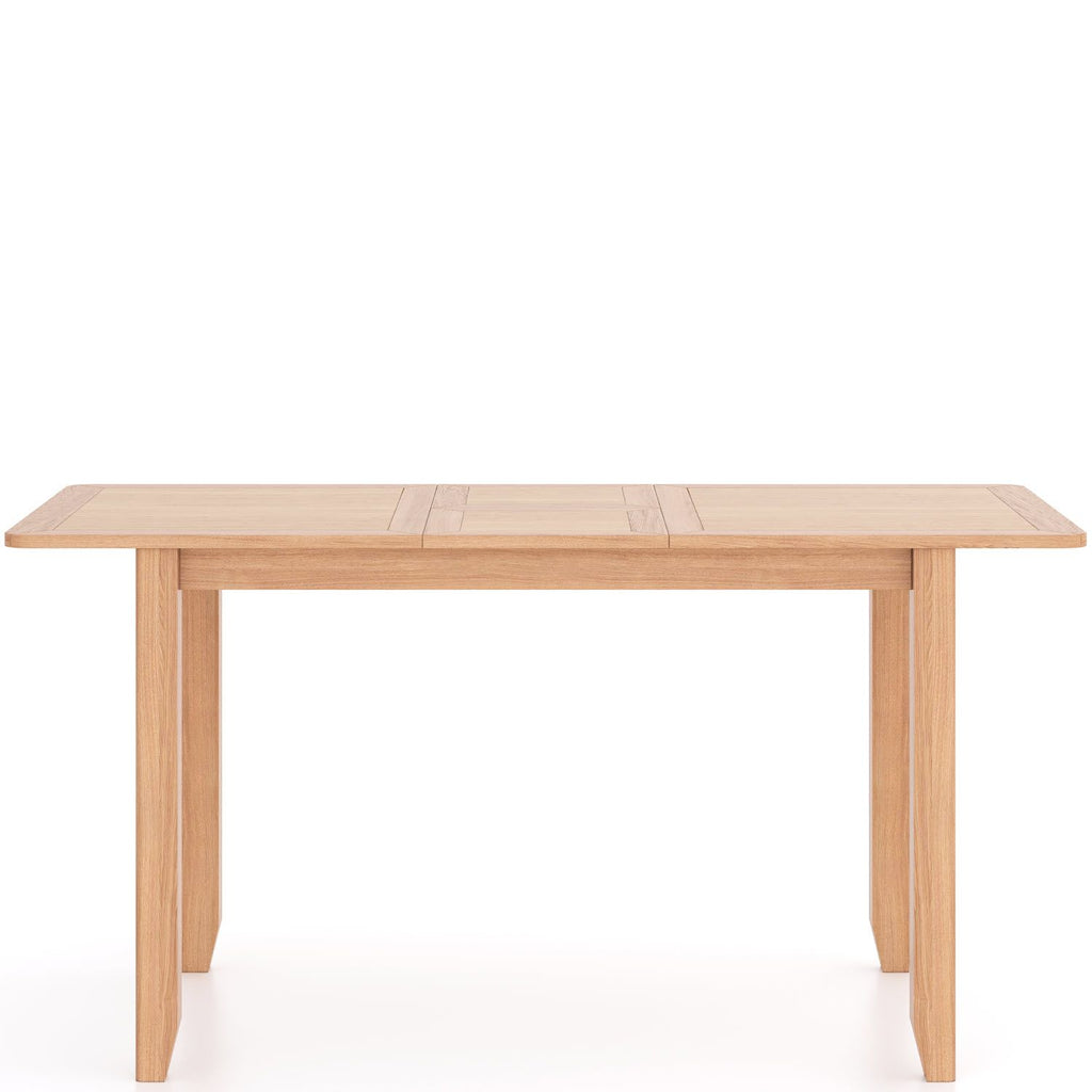 Arlyn Natual Oak 125 165cm Extending Dining Table - Home Furniture Interiors