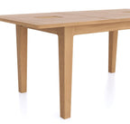 Halmstad Natural Oak Extending Dining Table - Home Furniture Interiors