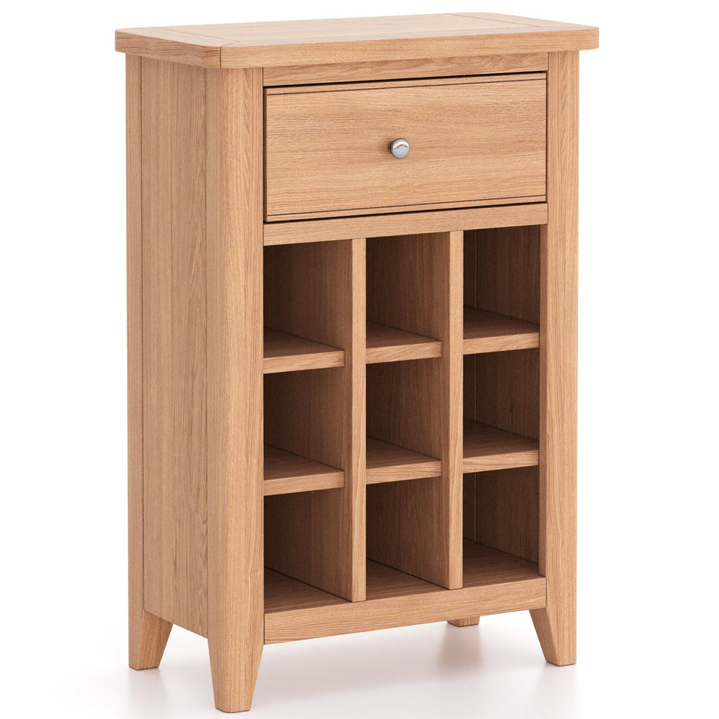 Arlyn Natual Oak Wine Cabinet