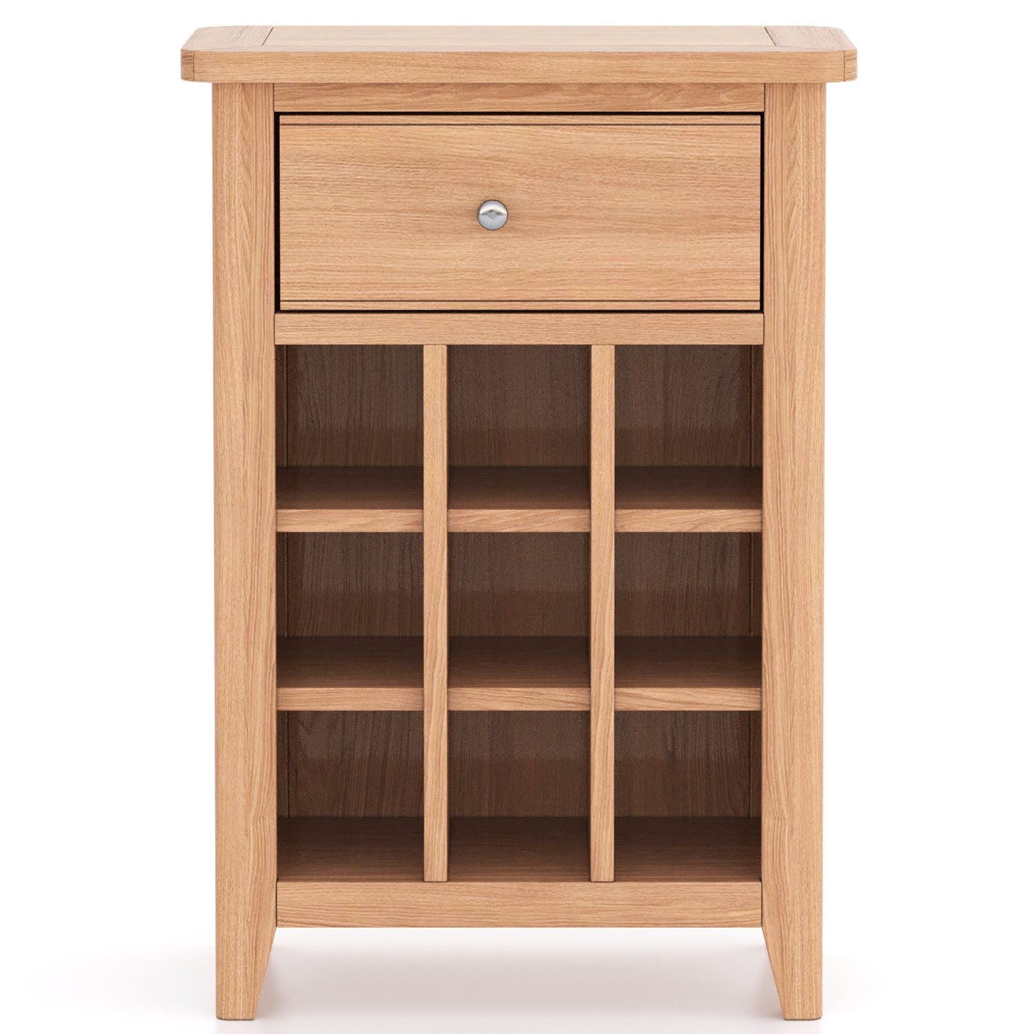 Arlyn Natual Oak Wine Cabinet - Home Furniture Interiors