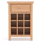 Arlyn Natual Oak Wine Cabinet - Home Furniture Interiors