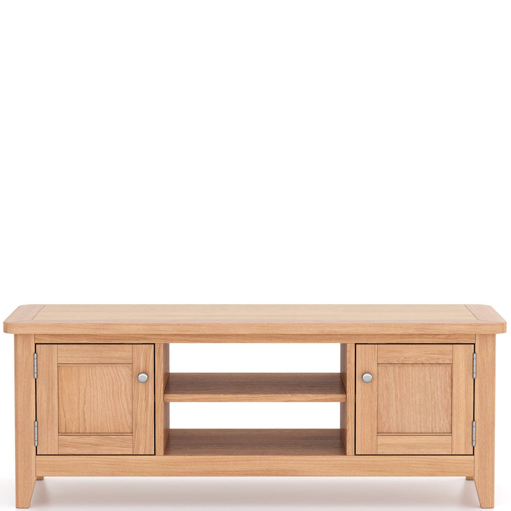 Arlyn Natual Oak Wide TV Cabinet - Home Furniture Interiors