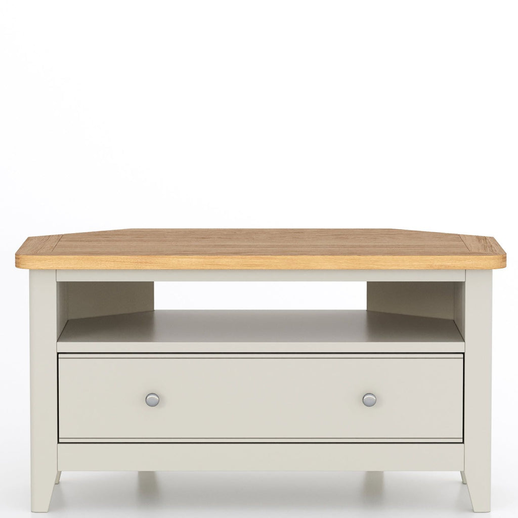 Arlyn Painted Corner TV Cabinet - Home Furniture Interiors
