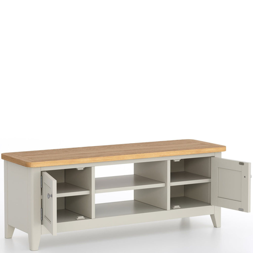 Arlyn Painted Wide TV Cabinet - Home Furniture Interiors