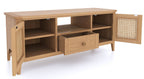 Halmstad Natural Oak Wide TV Unit - Home Furniture Interiors