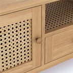 Halmstad Natural Oak Wide TV Unit - Home Furniture Interiors
