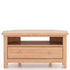 Arlyn Natual Oak Corner TV Cabinet - Home Furniture Interiors