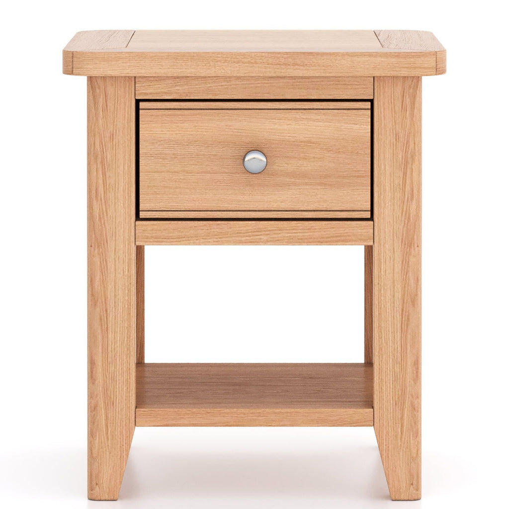 Arlyn Natual Oak Lamp Table - Home Furniture Interiors