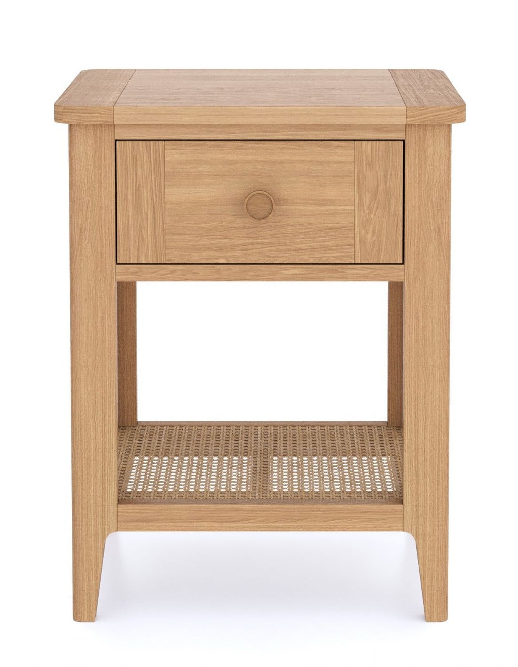 Halmstad Natural Oak Lamp Table