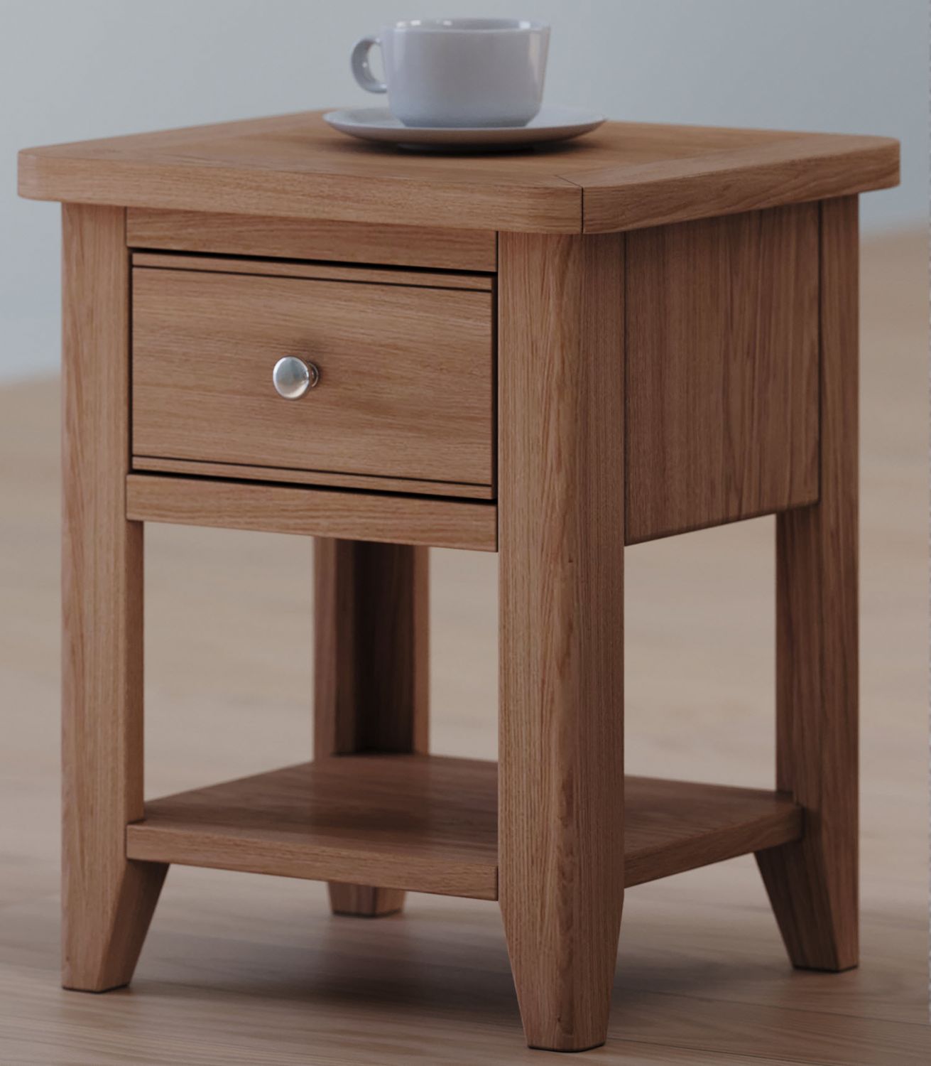 Arlyn Natual Oak Lamp Table - Home Furniture Interiors