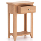 Arlyn Natual Oak Telephone Table - Home Furniture Interiors