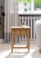 Halmstad Natural Oak Lamp Table - Home Furniture Interiors