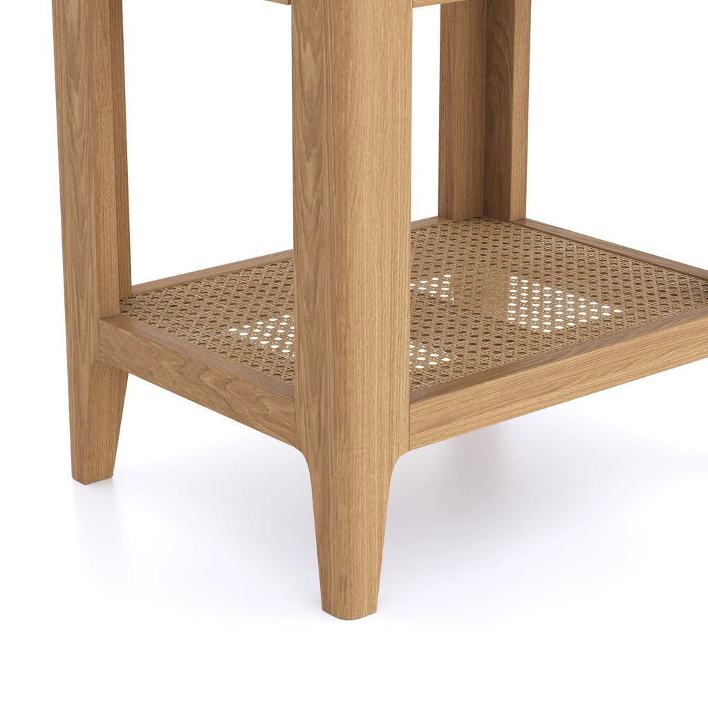 Halmstad Natural Oak Lamp Table - Home Furniture Interiors