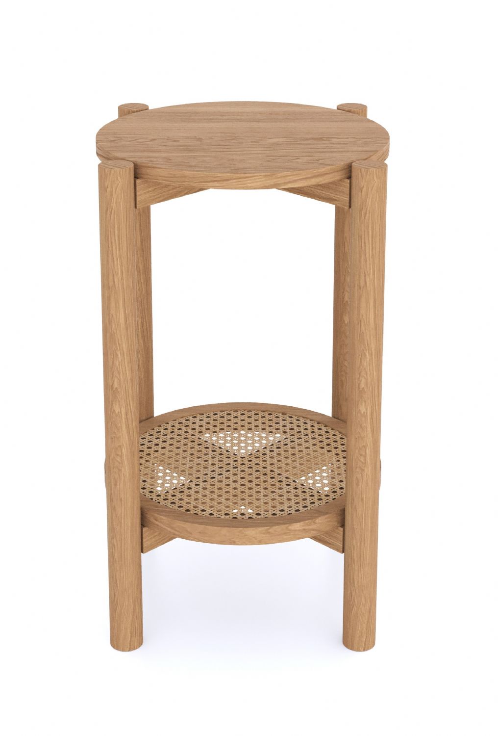 Halmstad Natural Oak Round Side Table