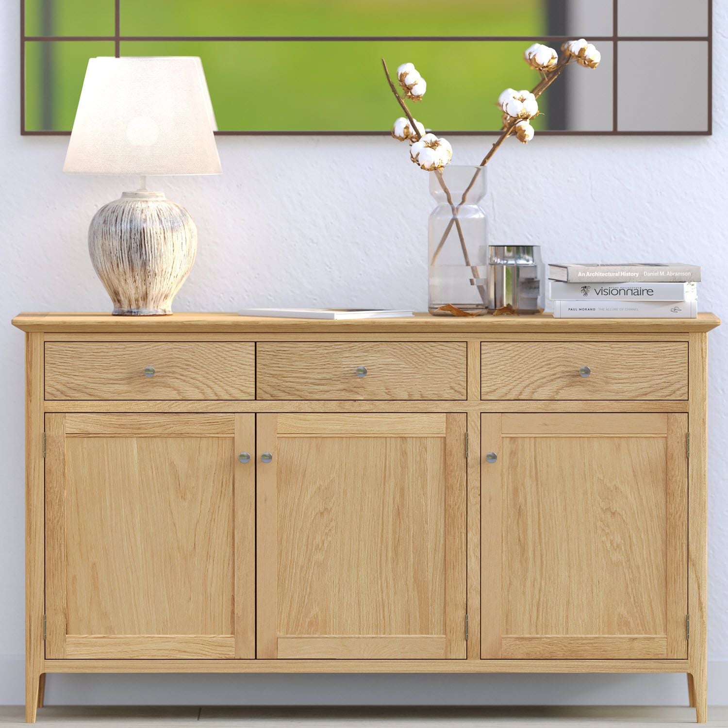 Large 3 Drawer 3 Door Sideboard