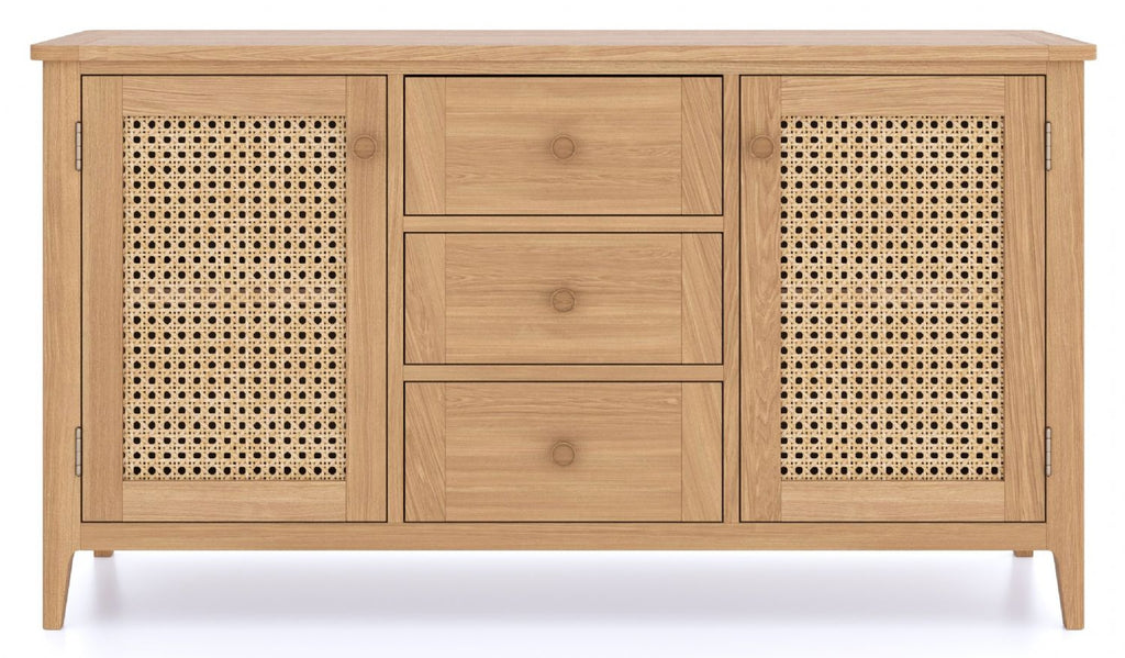 Halmstad Natural Oak Large Sideboard - Home Furniture Interiors