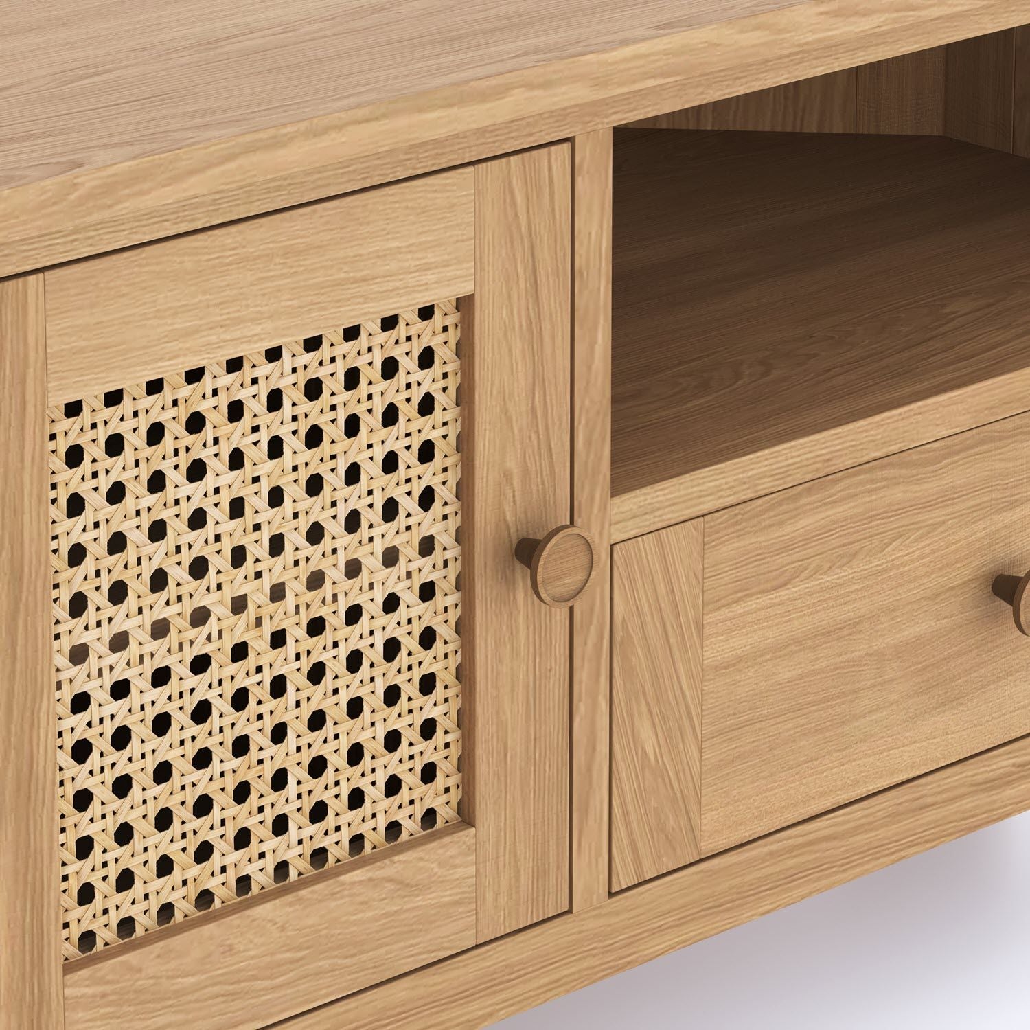 Halmstad Natural Oak Large Sideboard - Home Furniture Interiors