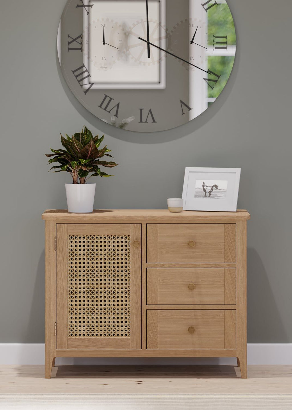 Halmstad Natural Oak Standard Sideboard - Home Furniture Interiors