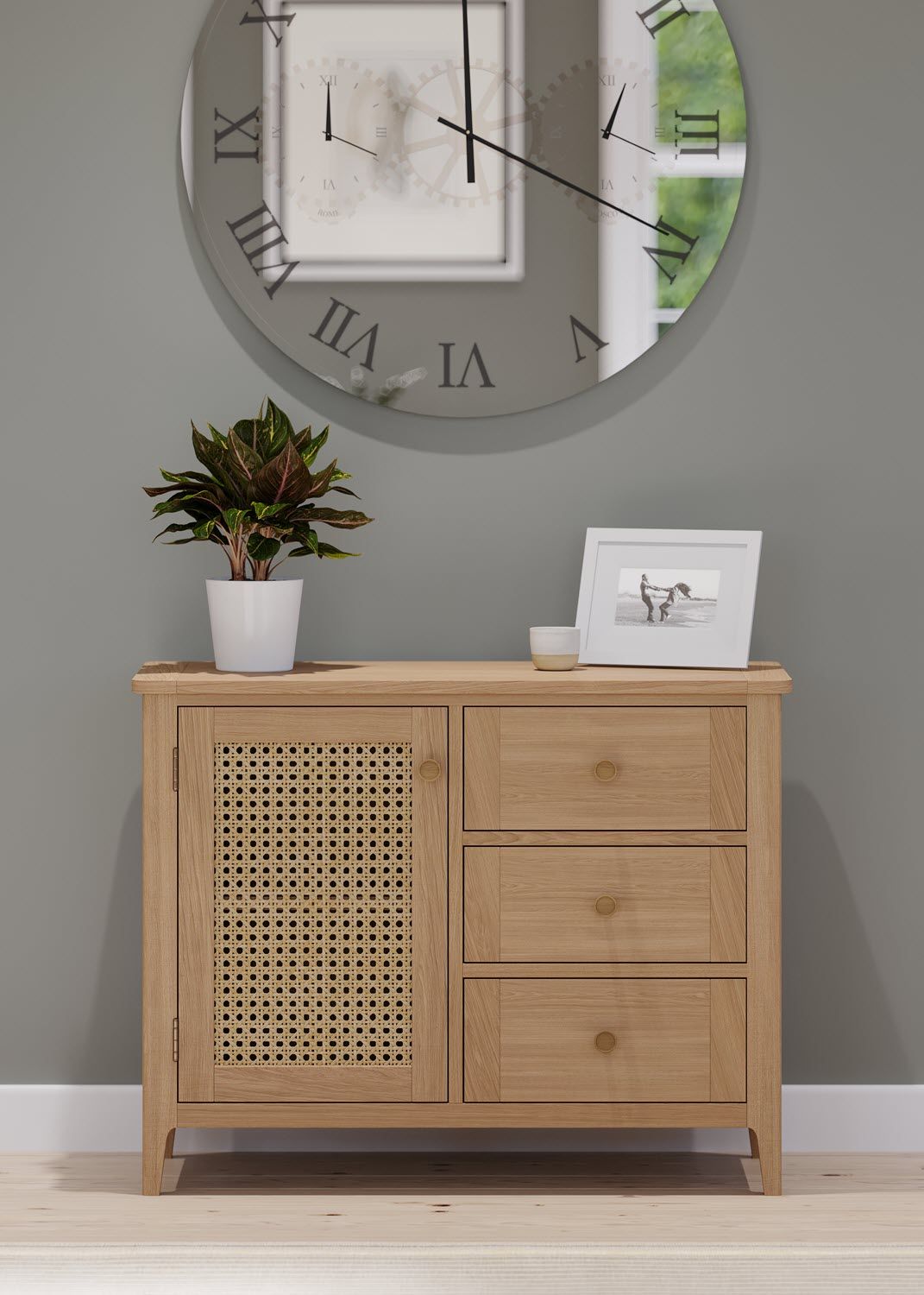 Halmstad Natural Oak Standard Sideboard - Home Furniture Interiors