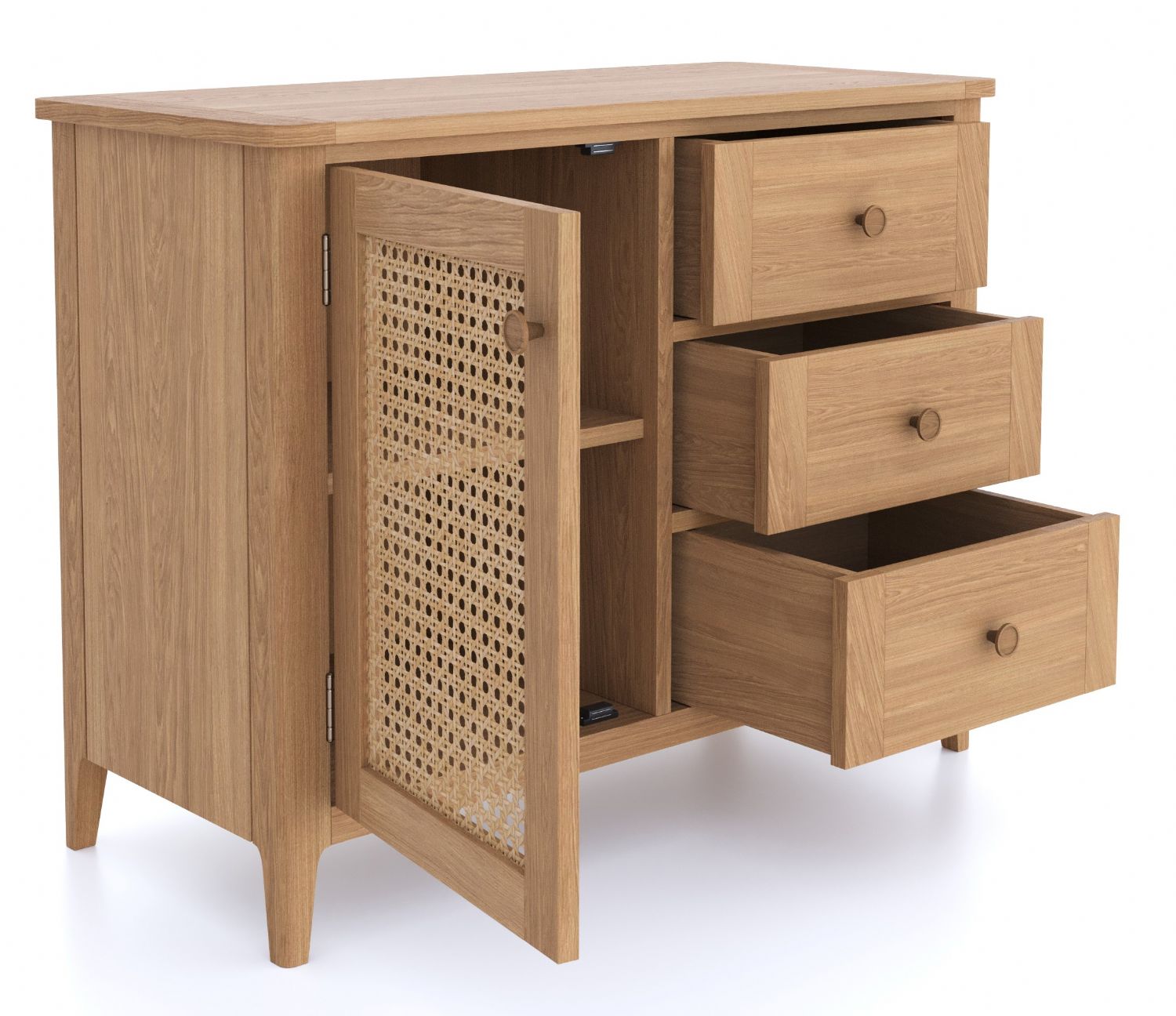 Halmstad Natural Oak Standard Sideboard - Home Furniture Interiors