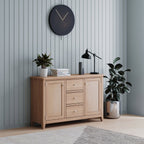 Arlyn Natual Oak 2 Door 3 Drawer Sideboard - Home Furniture Interiors